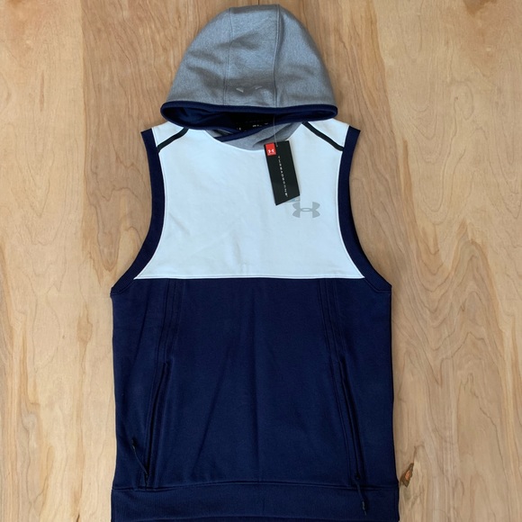Under Armour Other - Under Armour sleeveless threadborne fleece hoodie